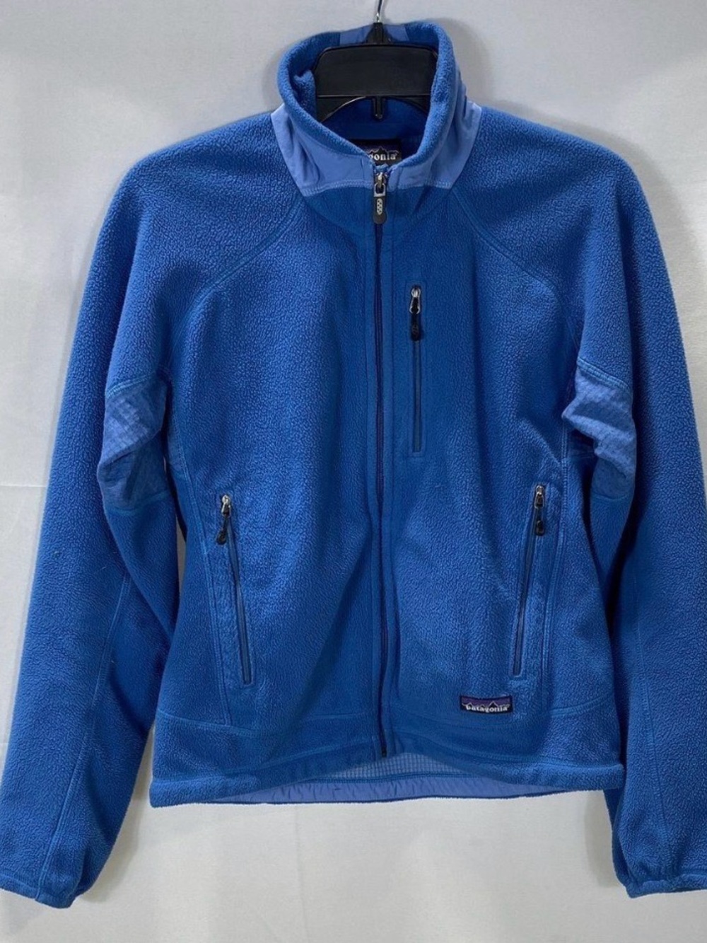 Patagonia Royal Blue Lightweight Fleece Jacket with Zip Pockets